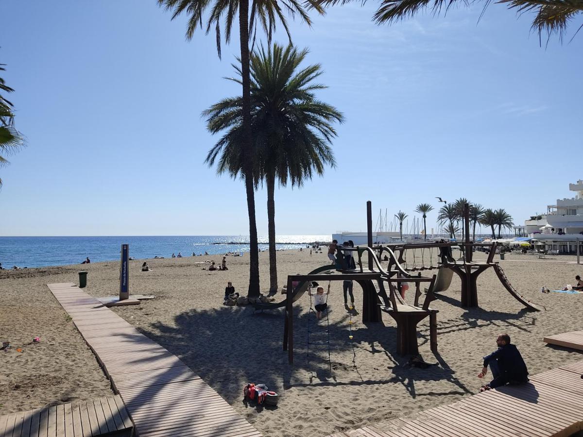 Apartamento En Primera Linea De Playa A - Marbella Centro Dış mekan fotoğraf